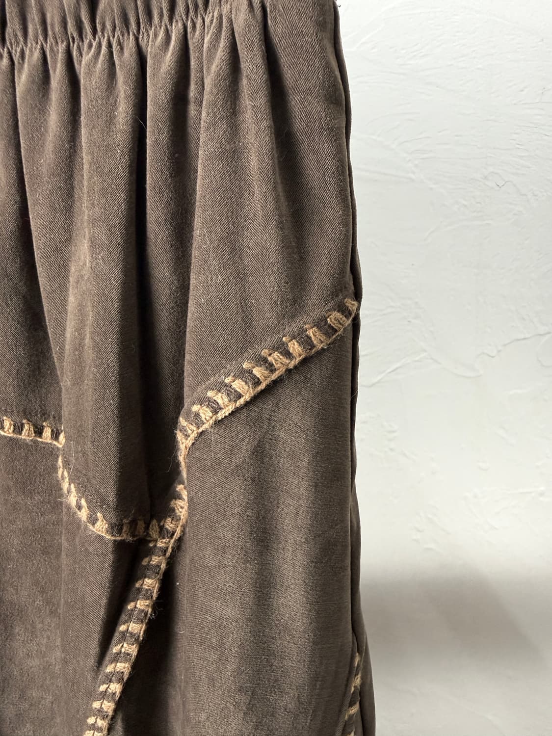 Marmaid 스트치 롱 스커트 상품이미지7