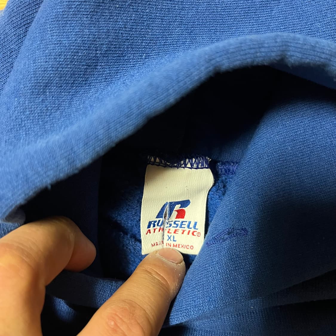[XL] 00s 빈티지 러셀 후드 블루 상품이미지2