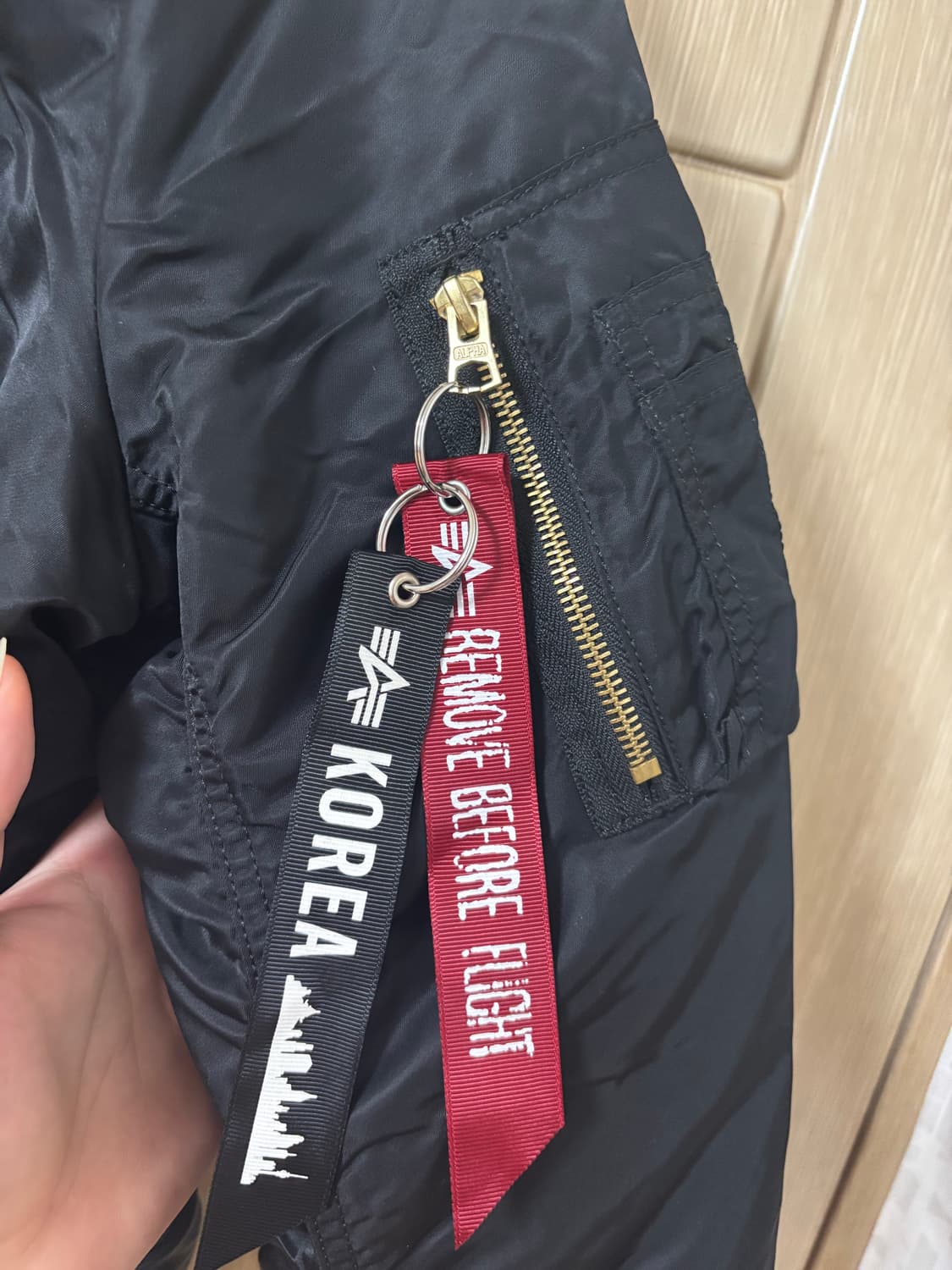 알파인더스트리 MA-1 블랙 항공점퍼 상품이미지5