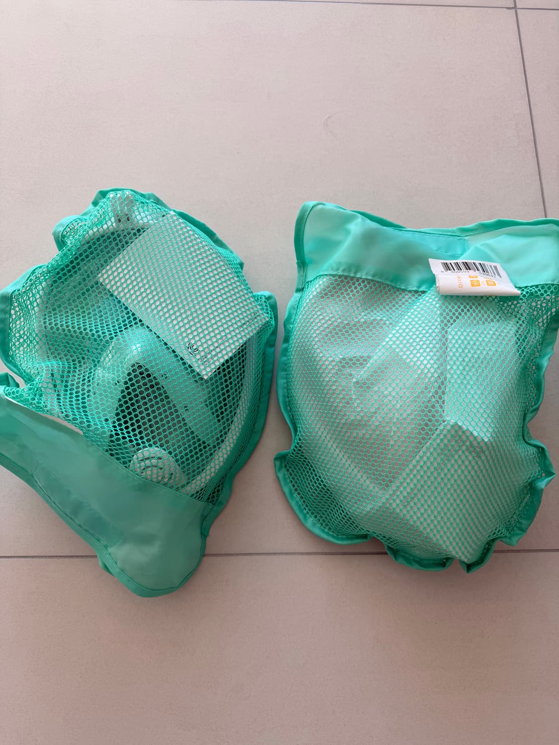 다이브프로 스노쿨링 마스크 새상품급 2개 XL 핑크 그린 상품이미지6