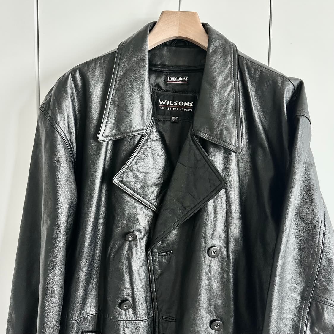 윌슨즈레더 레더 트렌치 코트 상품이미지5