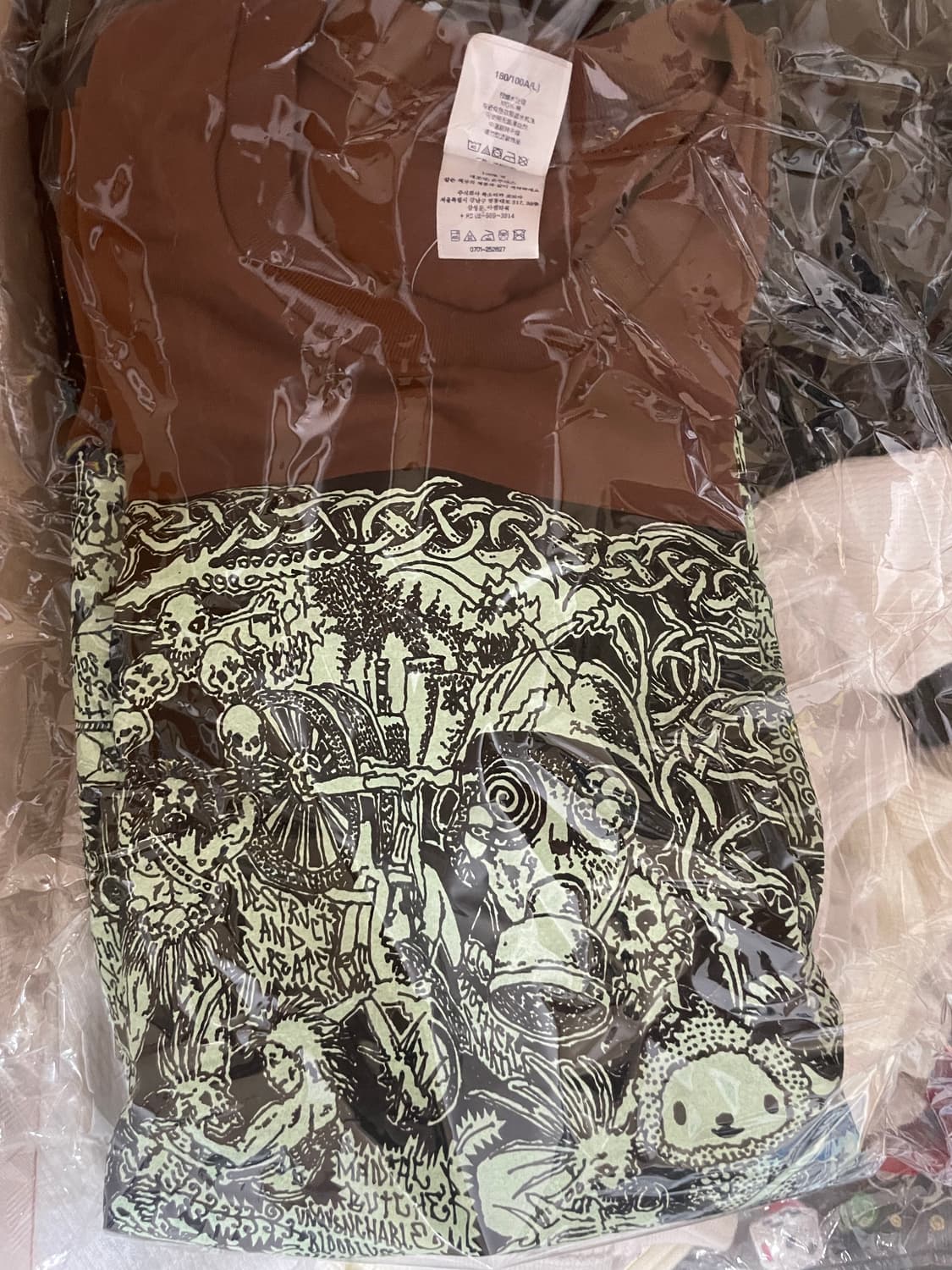 슈프림 웜벳 롱슬리브 티셔츠 브라운 - 26SS 상품이미지3