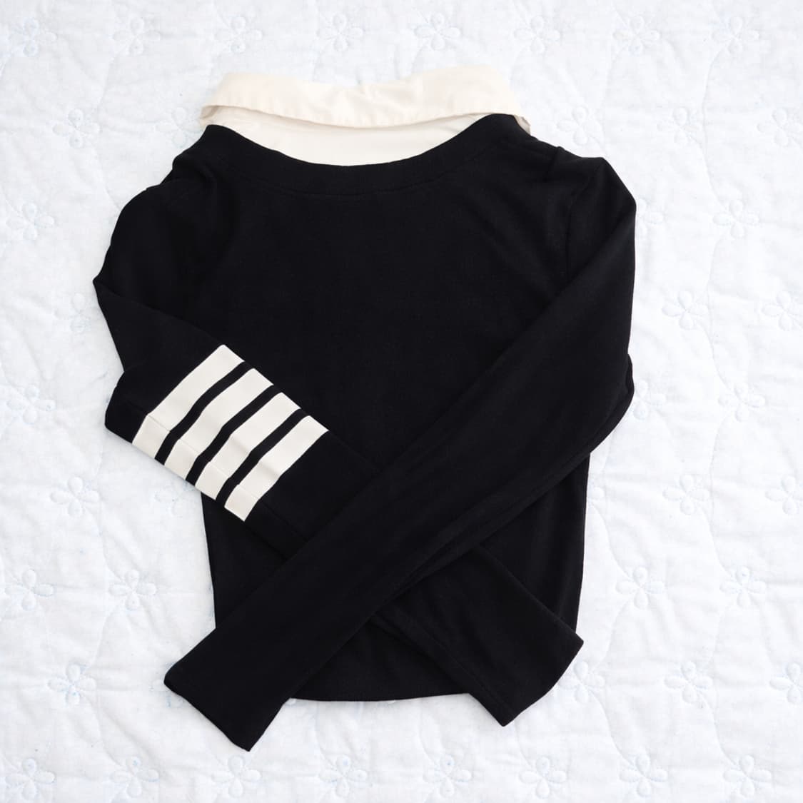 톰브라운 4바 가디건 블랙 M / 여성 크롭핏 상품이미지2