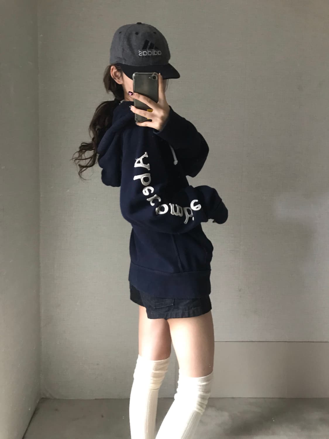 아베크롬비 딥네이비 후드집업 상품이미지2
