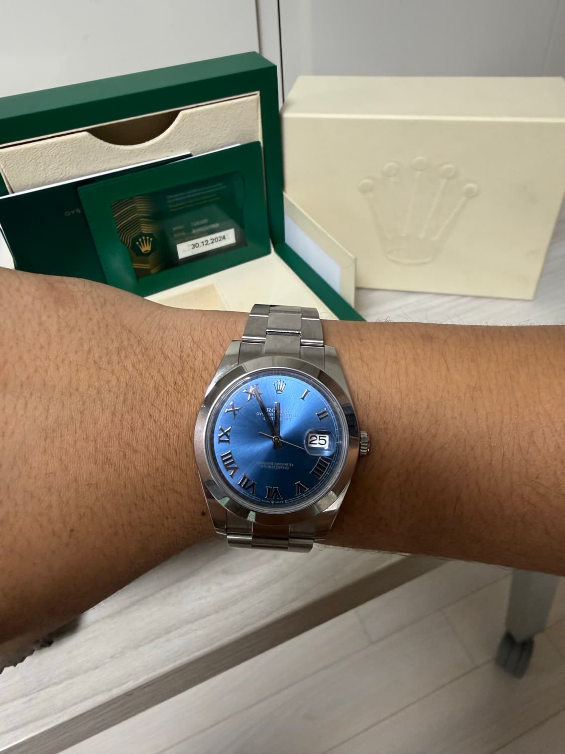 [판매] 롤렉스 데이저스트 41mm 126300 청 판로만 - 24년 상품이미지4