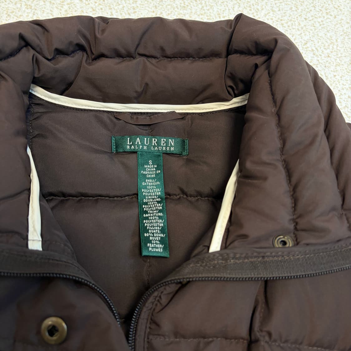 로렌 랄프로렌 브라운 패딩 상품이미지5
