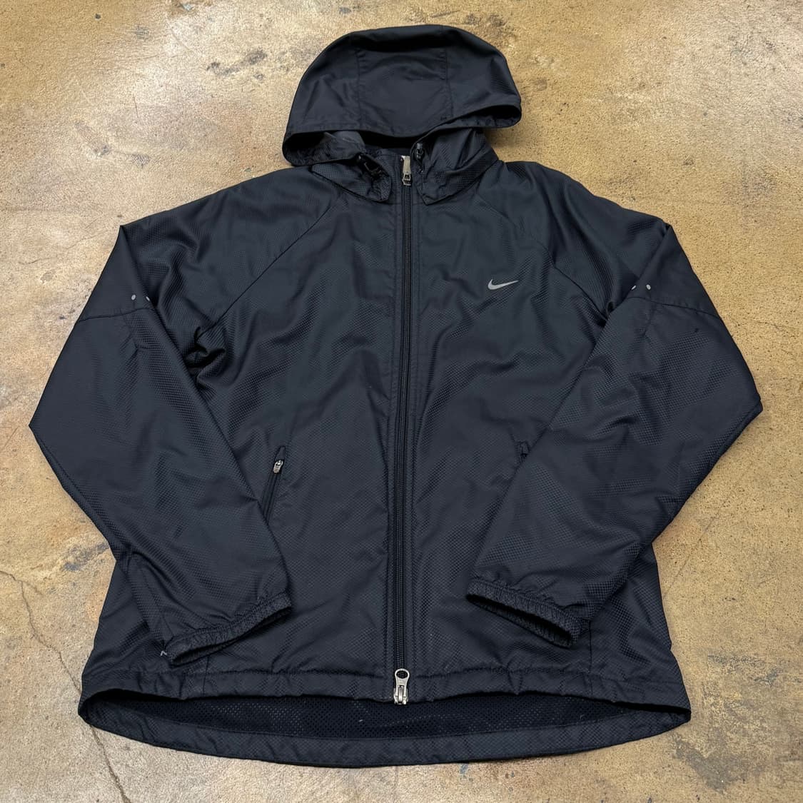 [정품/L] 나이키 블랙 후드 바람막이 자켓 b18 상품이미지2