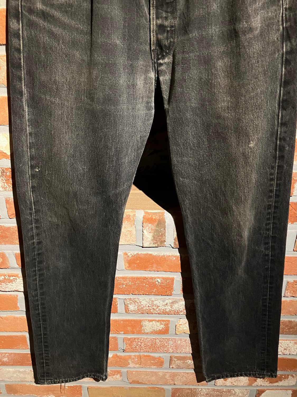 90s USA 빈티지 리바이스 501 블랙 데님 팬츠 상품이미지4