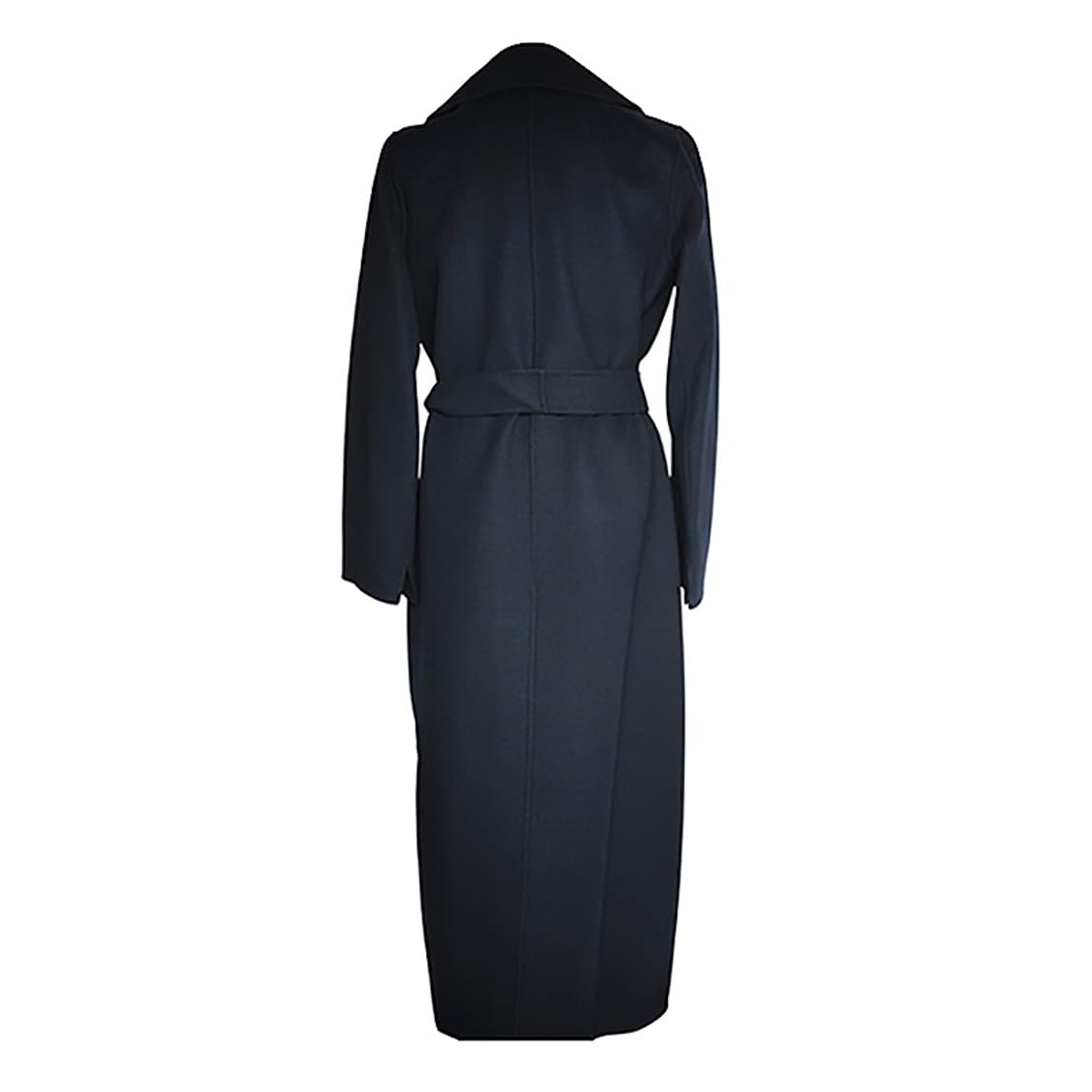 S막스마라 미드나잇블루 벨티드 롱코트 44, 55 상품이미지2