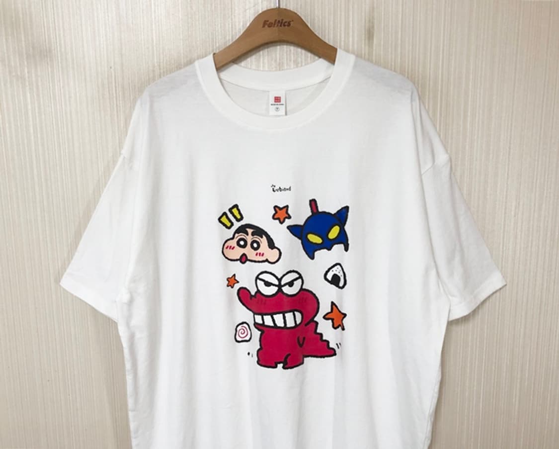  짱구는못말려/크레용신짱 반팔티셔츠 4XL 상품이미지2
