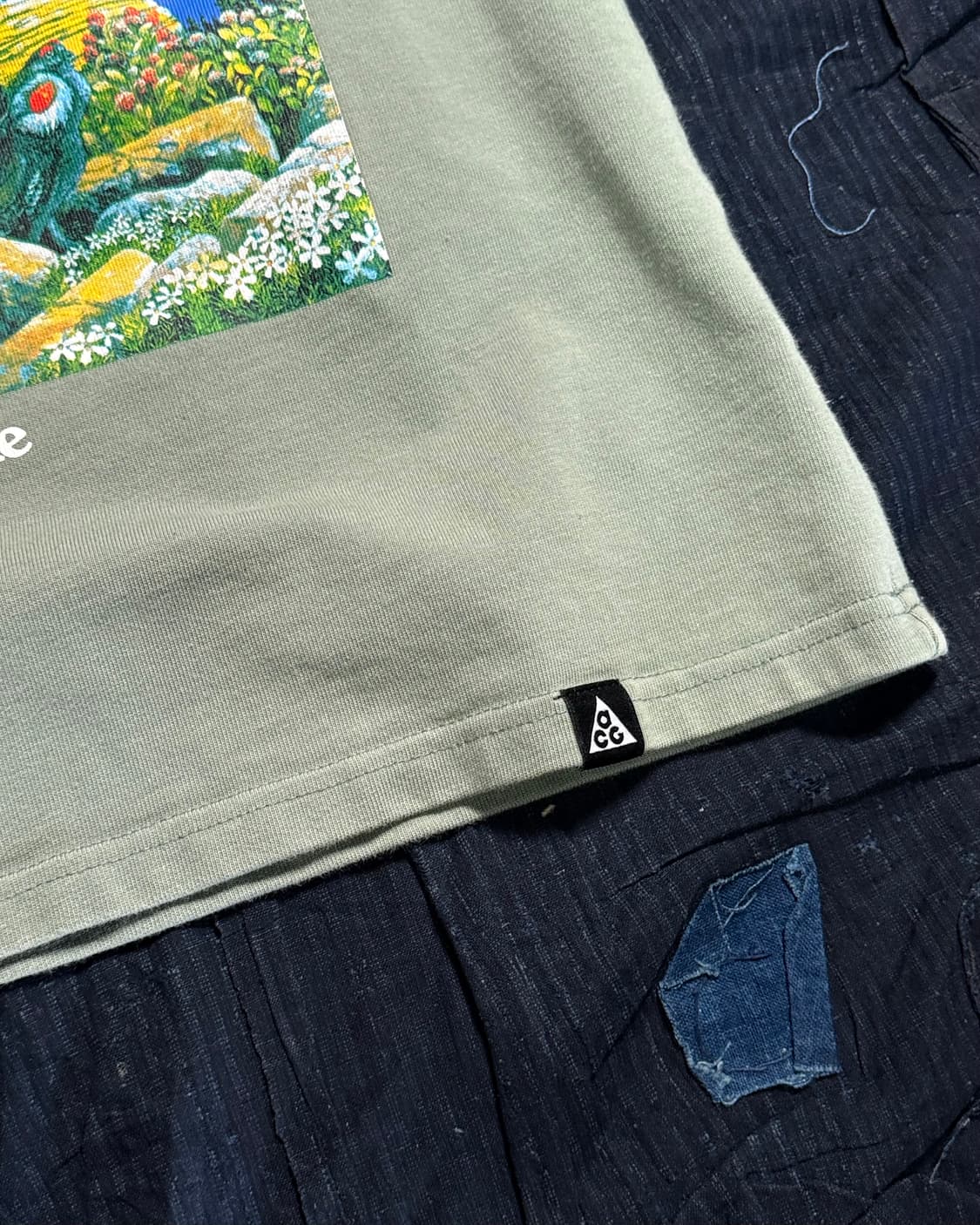 나이키 NRG ACG 숏 슬리브 크레이커 레이크 티셔츠 클래이 그린 XL 상품이미지4