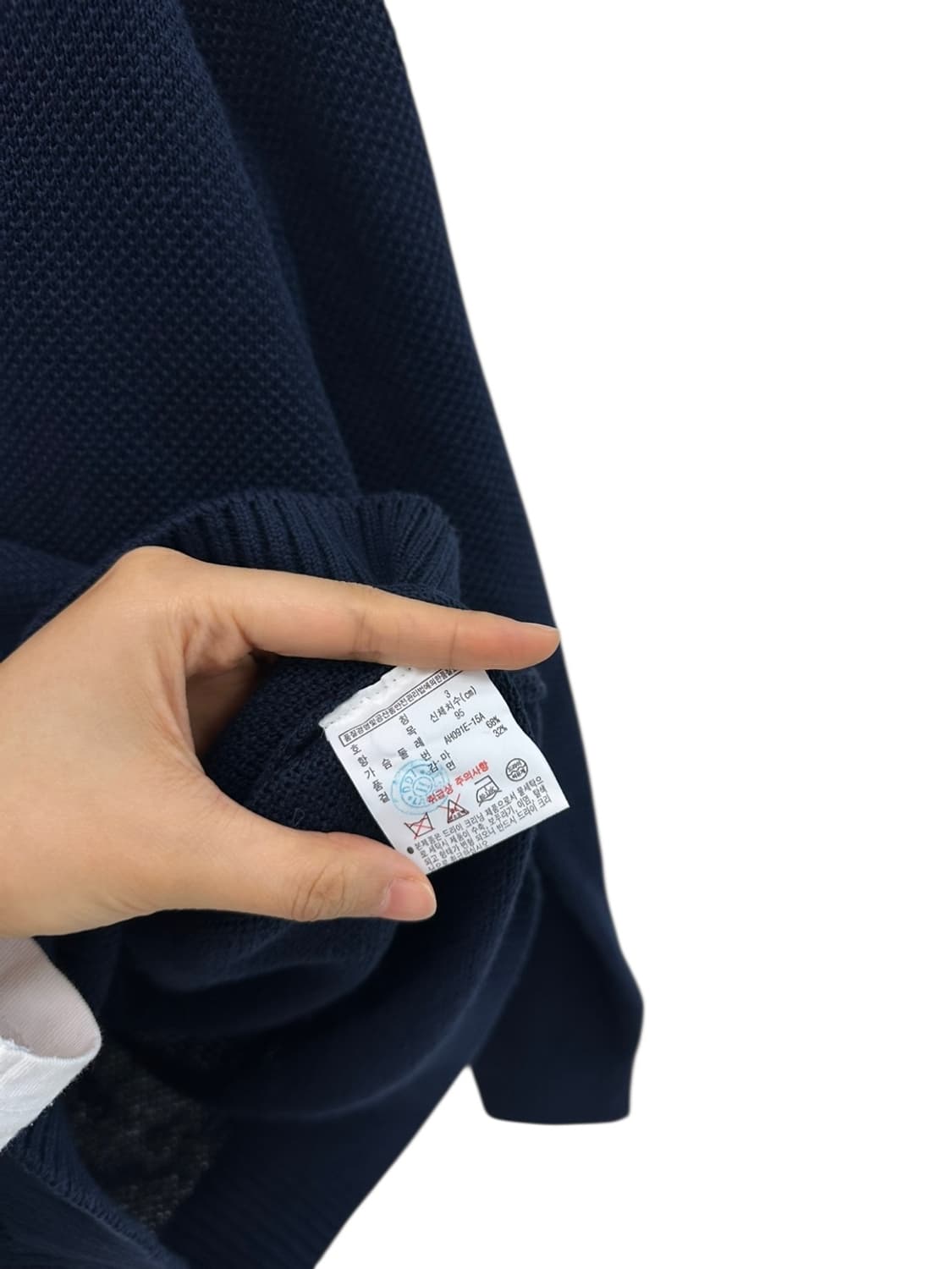 라코스테 가디건 네이비 (3,M) 상품이미지7