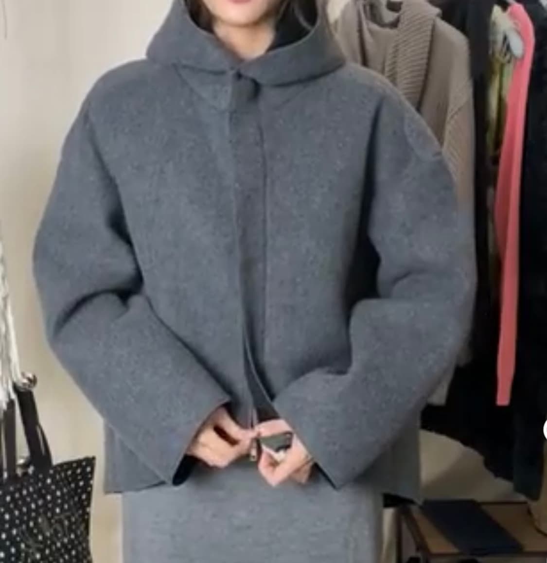 차콜그레이 코트 상품이미지1