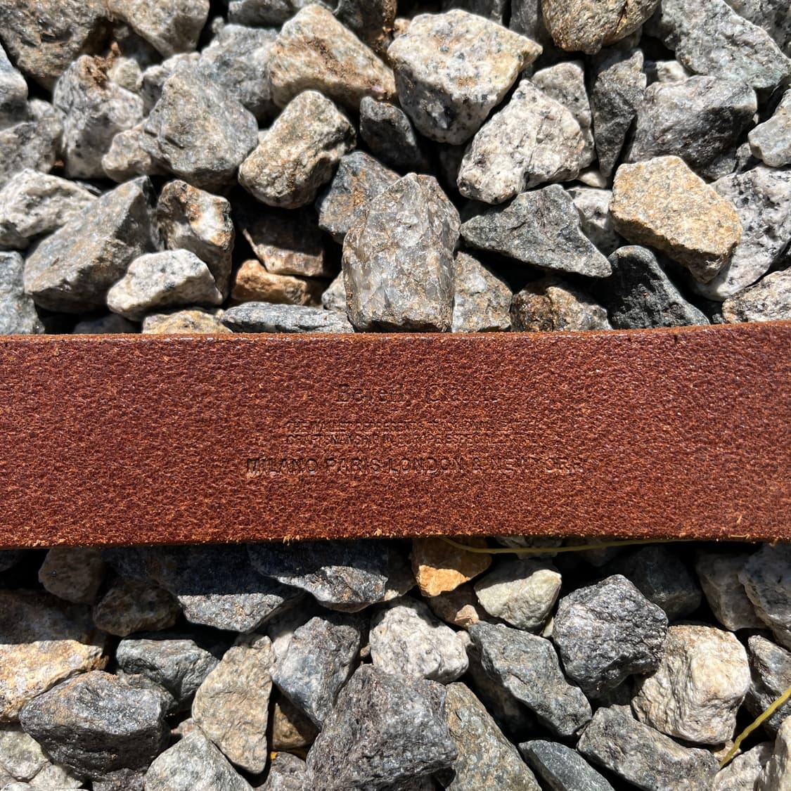 beverly 골드버클 빈티지 가죽 벨트 상품이미지4