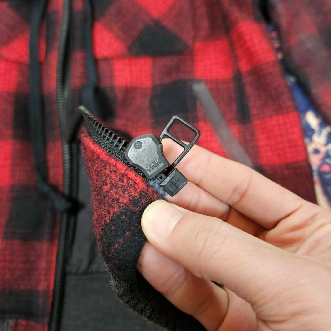 (국내매장) FADTHREE in Japan 체크 패블릭 블럭 울자켓 상품이미지6