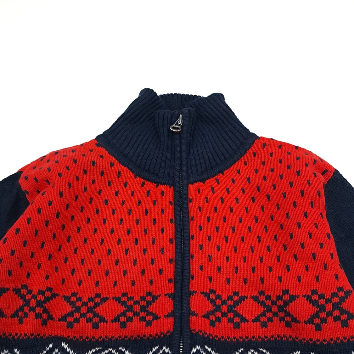 CN973 S 타미힐피거 노르딕 스노우 풀집업 니트 스웨터 상품이미지2