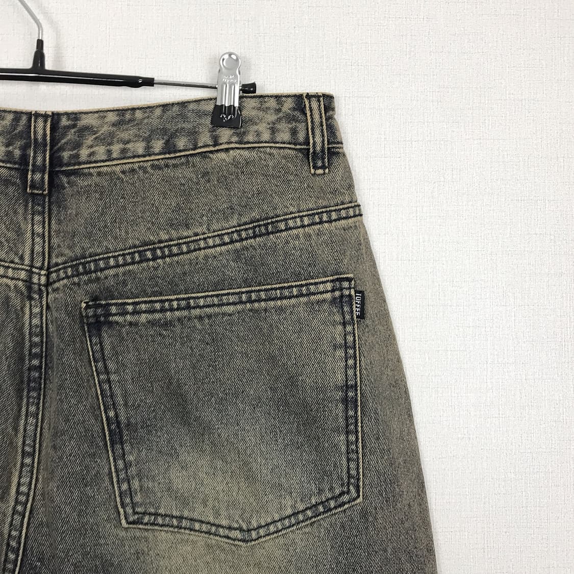 토피 TOFFEE 더스티 와이드 데님 팬츠 청바지 새상품 남성L 상품이미지4