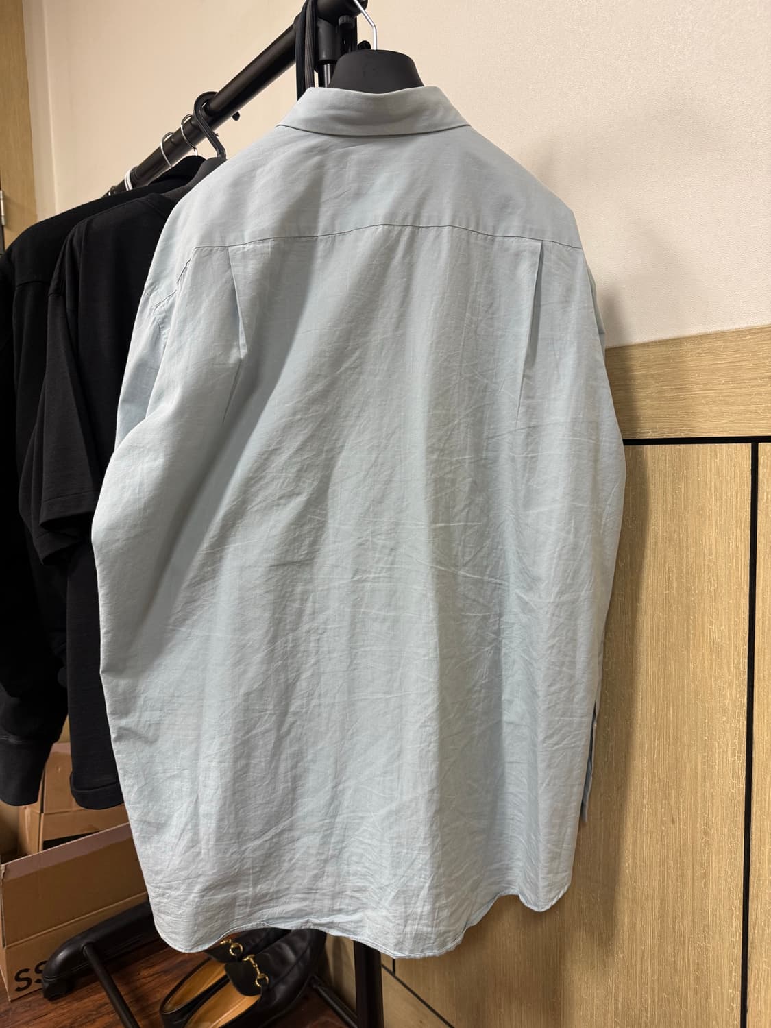 [2] yokosakamoto regular shirt - blue 상품이미지4