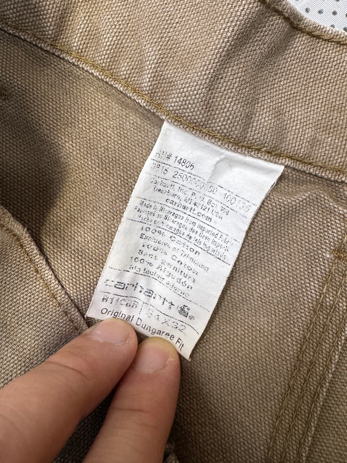 칼하트 싱글니 브라운 b11 cbr 상품이미지6