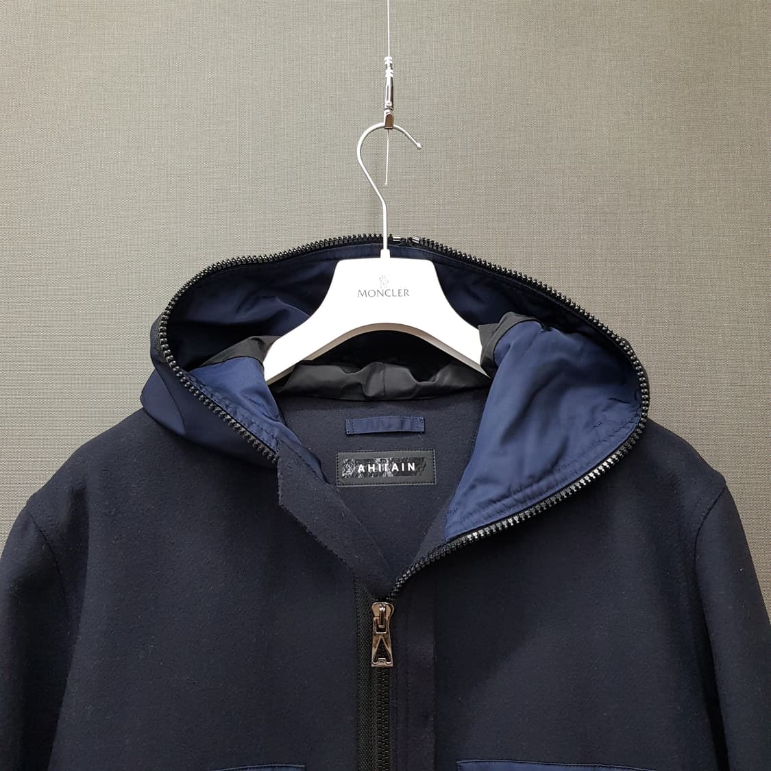 AHIRAIN 이탈리아 하이브리드 남성 후드 코트 S사이즈 상품이미지2