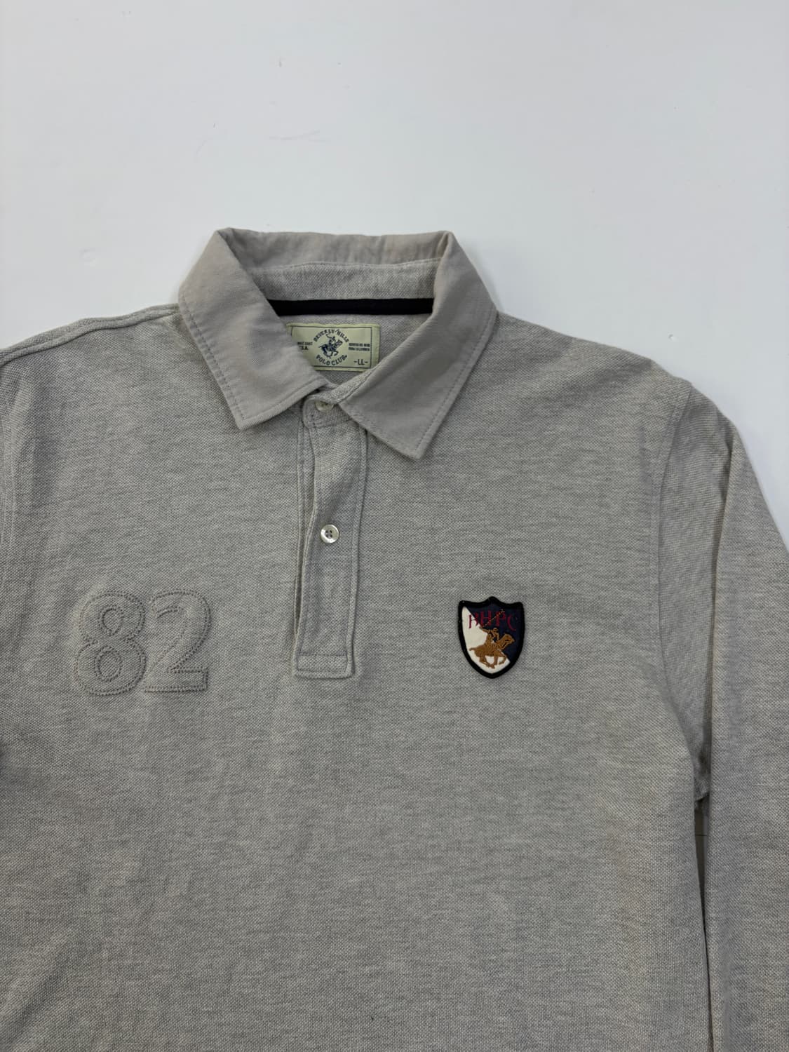 베버리힐즈 폴로클럽 롱슬리브 카라티 상품이미지2