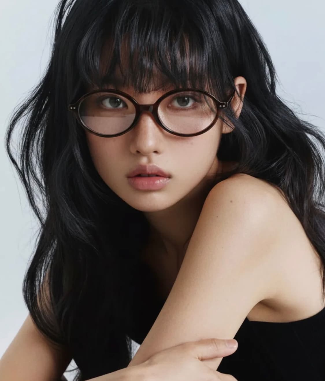 쓰리치얼스 ORCHID 01 REOPARD 블루라이트 차단 뿔테 안경 상품이미지1