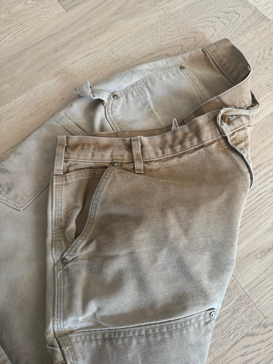 90s~00s 칼하트 더블니 usa made B01-BRN 상품이미지8