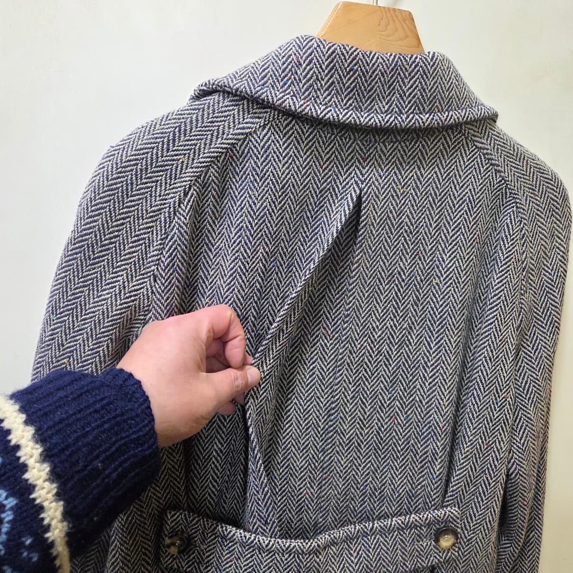 셀린느 헤링본 코트 상품이미지3