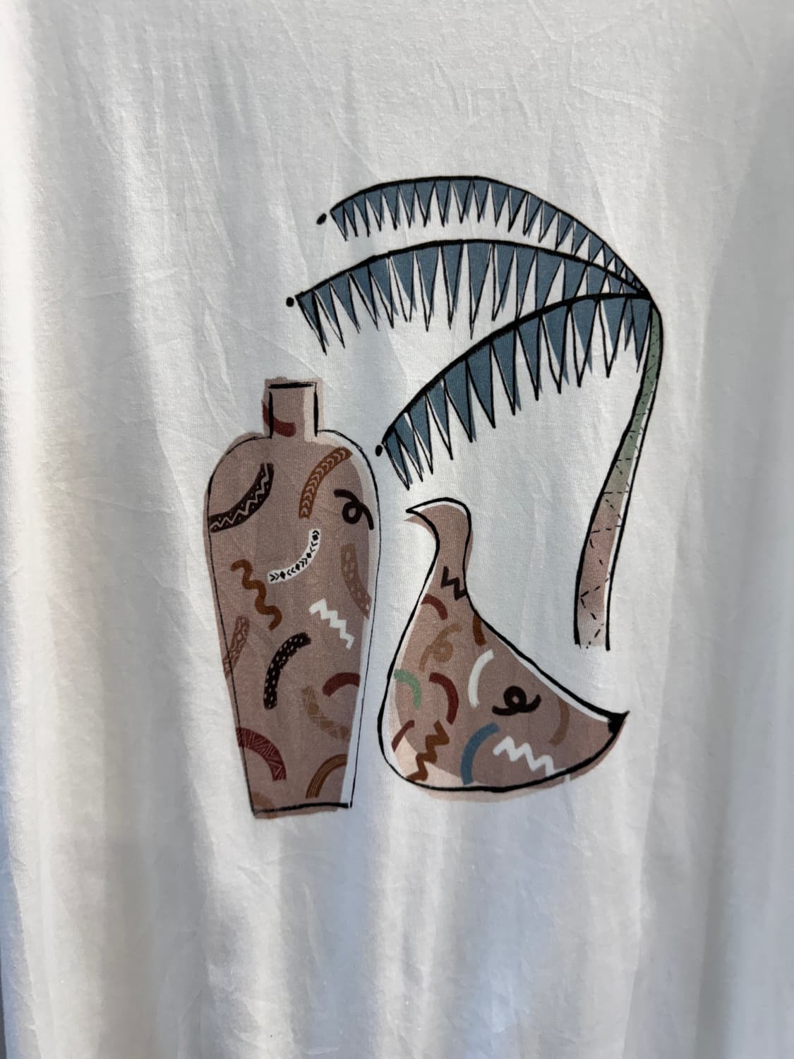 japan vintage 모던 프린트 TS 상품이미지2