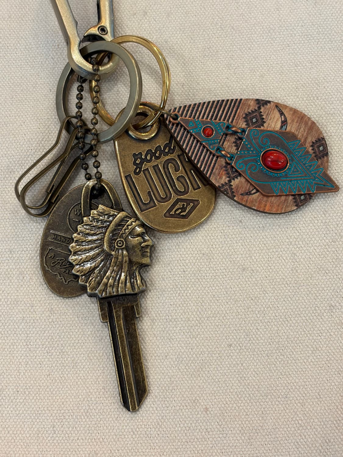 Native Spirit Vintage Keyring 🤎 상품이미지4