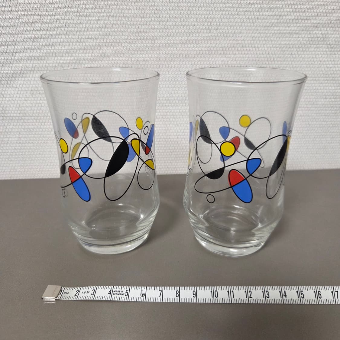 레트로 패턴 유리컵 상품이미지2