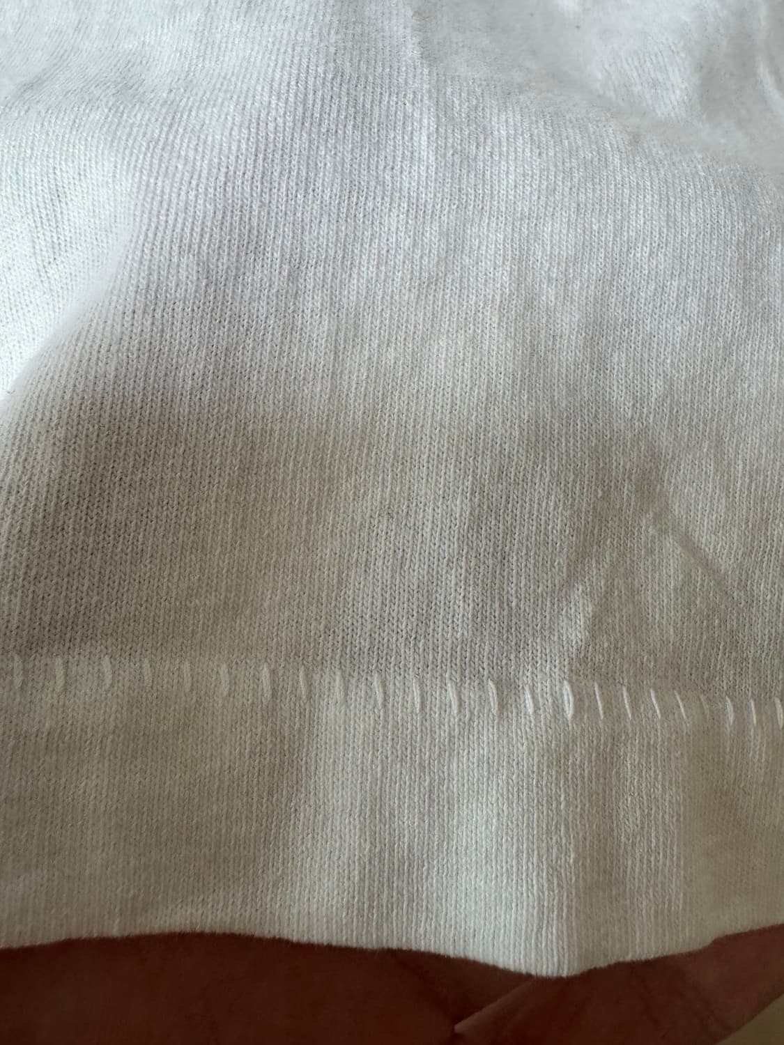 L 더블알엘 가먼트다이 투팩 티셔츠 웜화이트 상품이미지4