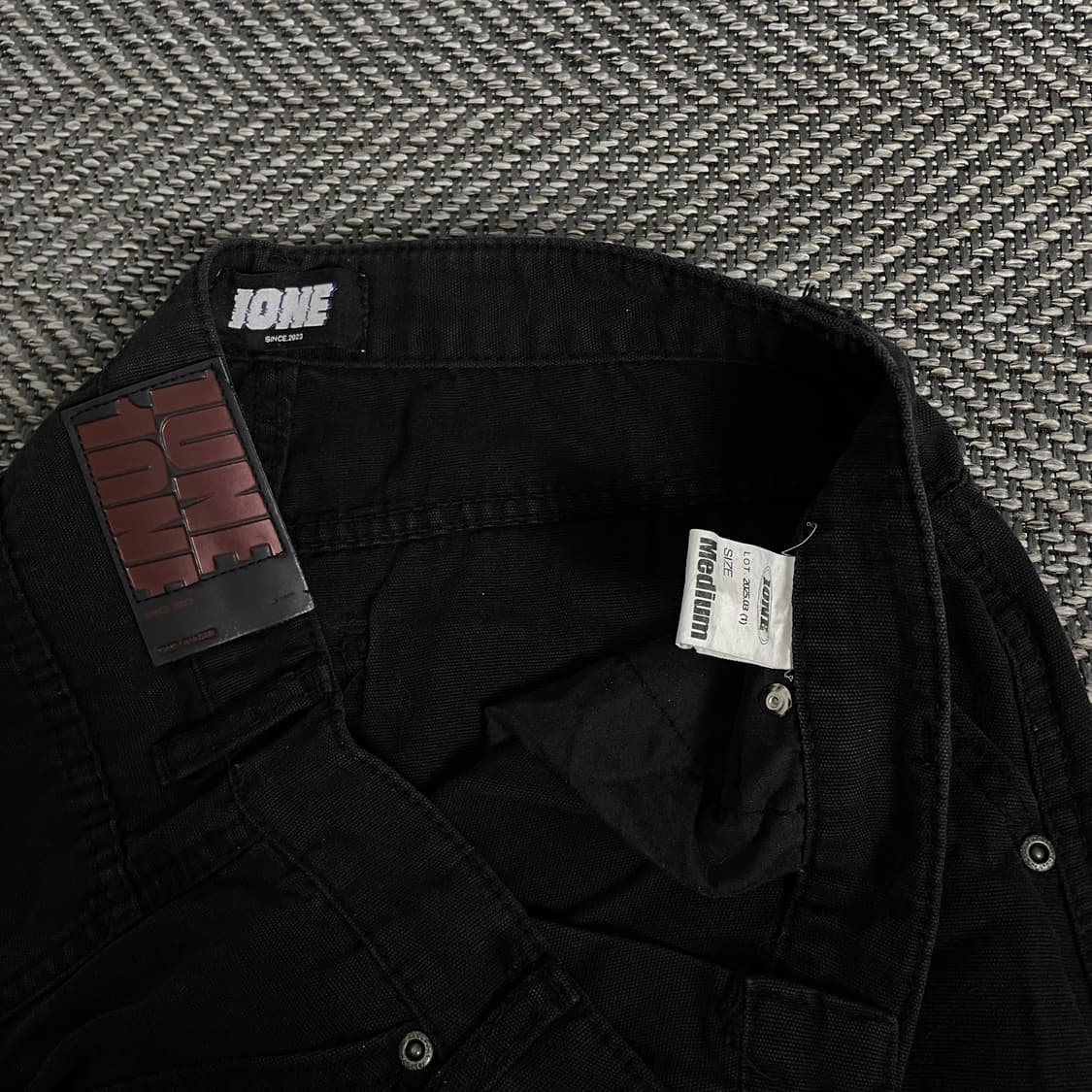 빈티지 벌룬핏 카고 퍼티그 팬츠 블랙 y 3411 상품이미지7