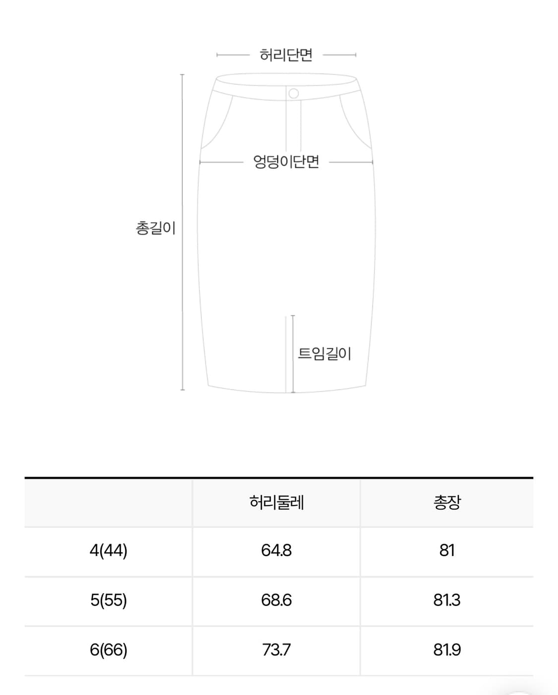 잇미샤 네이비 플레어 스커트 55 상품이미지6