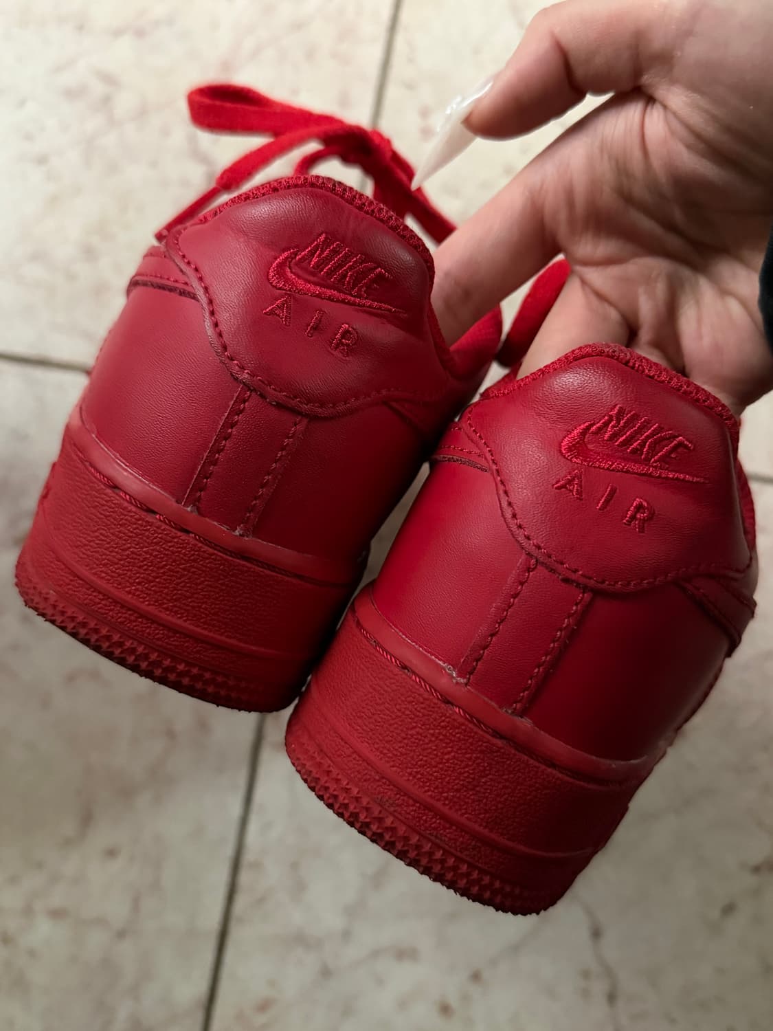 나이키 에어포스 1 '07 LV8 로우 트리플 레드 240 상품이미지3