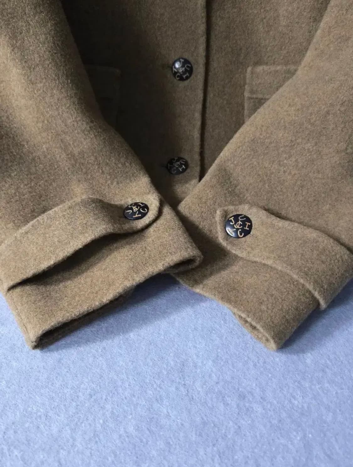 쥬시꾸뛰르 캐시미어 블렌드 핸드메이드 숏코트 자켓 상품이미지5