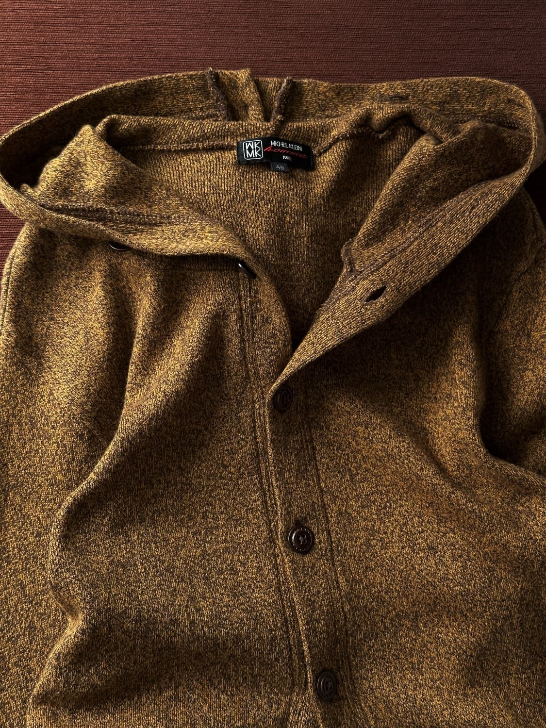Mild cotton knitted hooded parka 상품이미지2