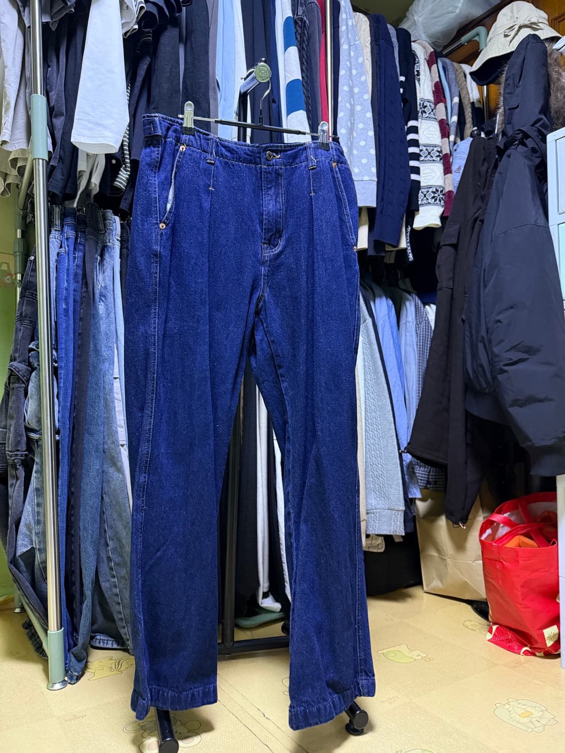 안녕하세요 맥우드건 30인치 청와이드팬츠 판매합니다. 상품이미지1