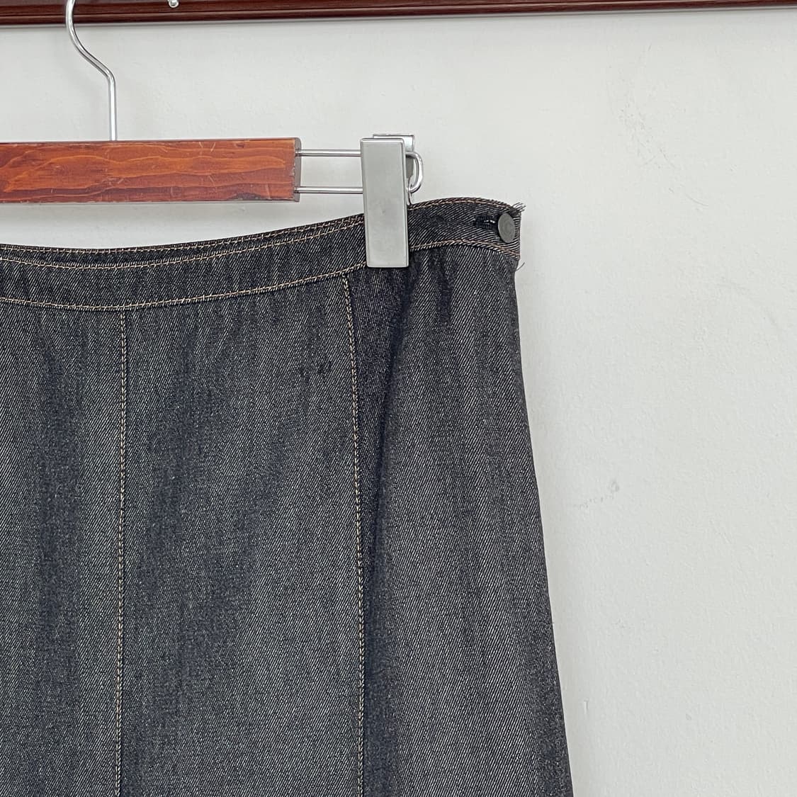 버버리 데님 롱 스커트 상품이미지5