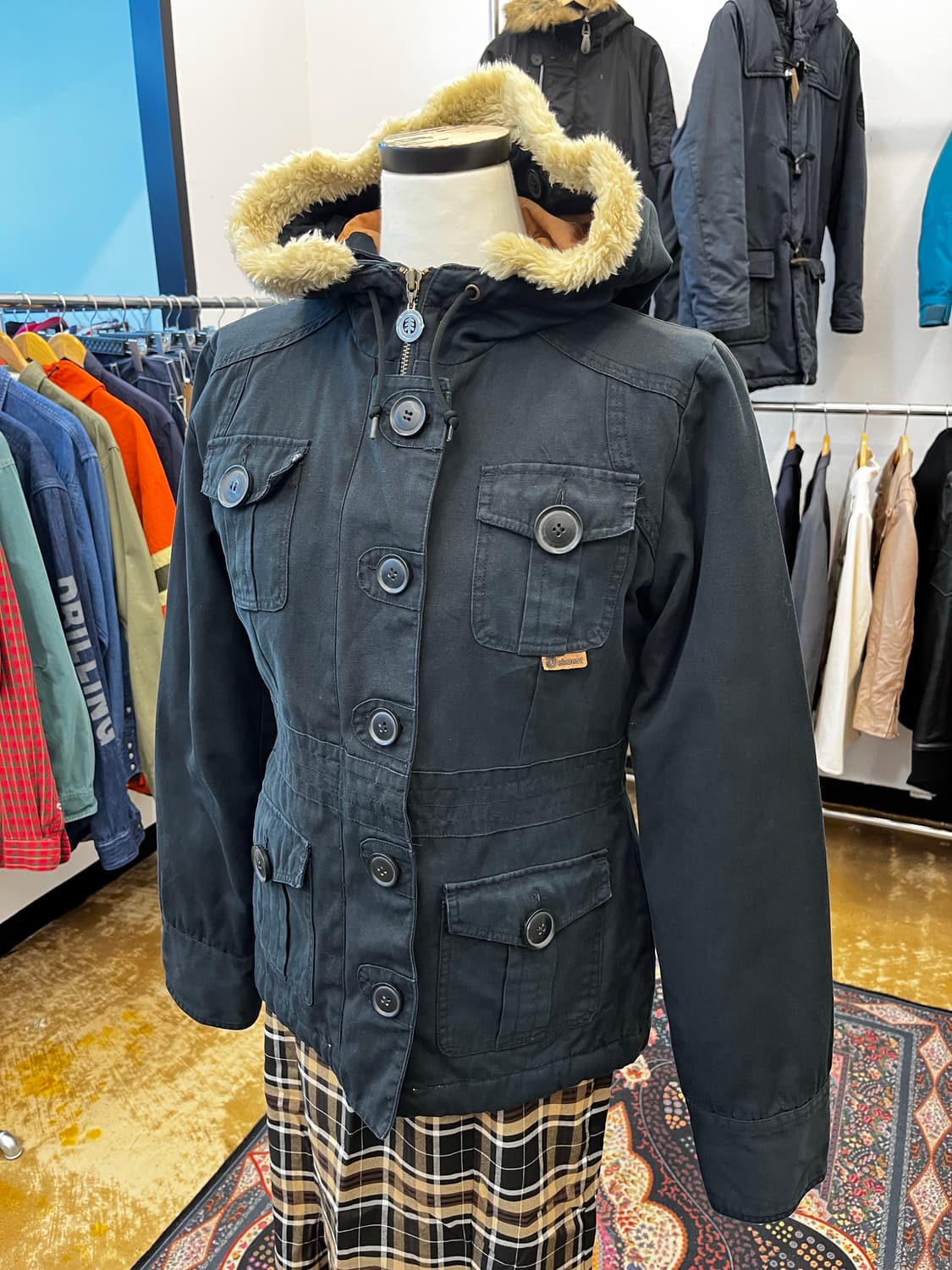 Element 퍼 후드 파카 상품이미지1