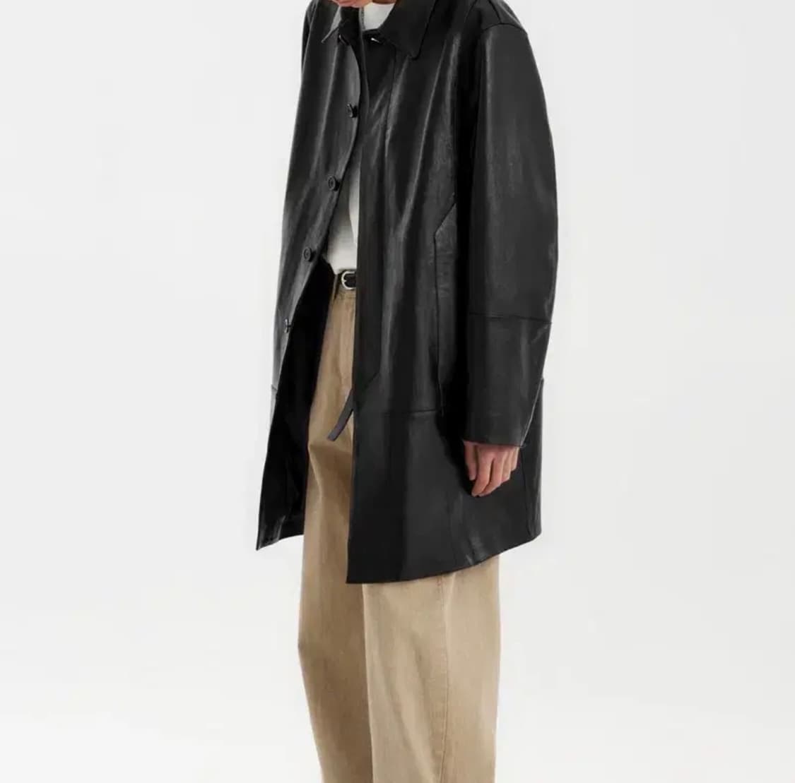 [M]유스 레더 카코트 moon사이즈 상품이미지1