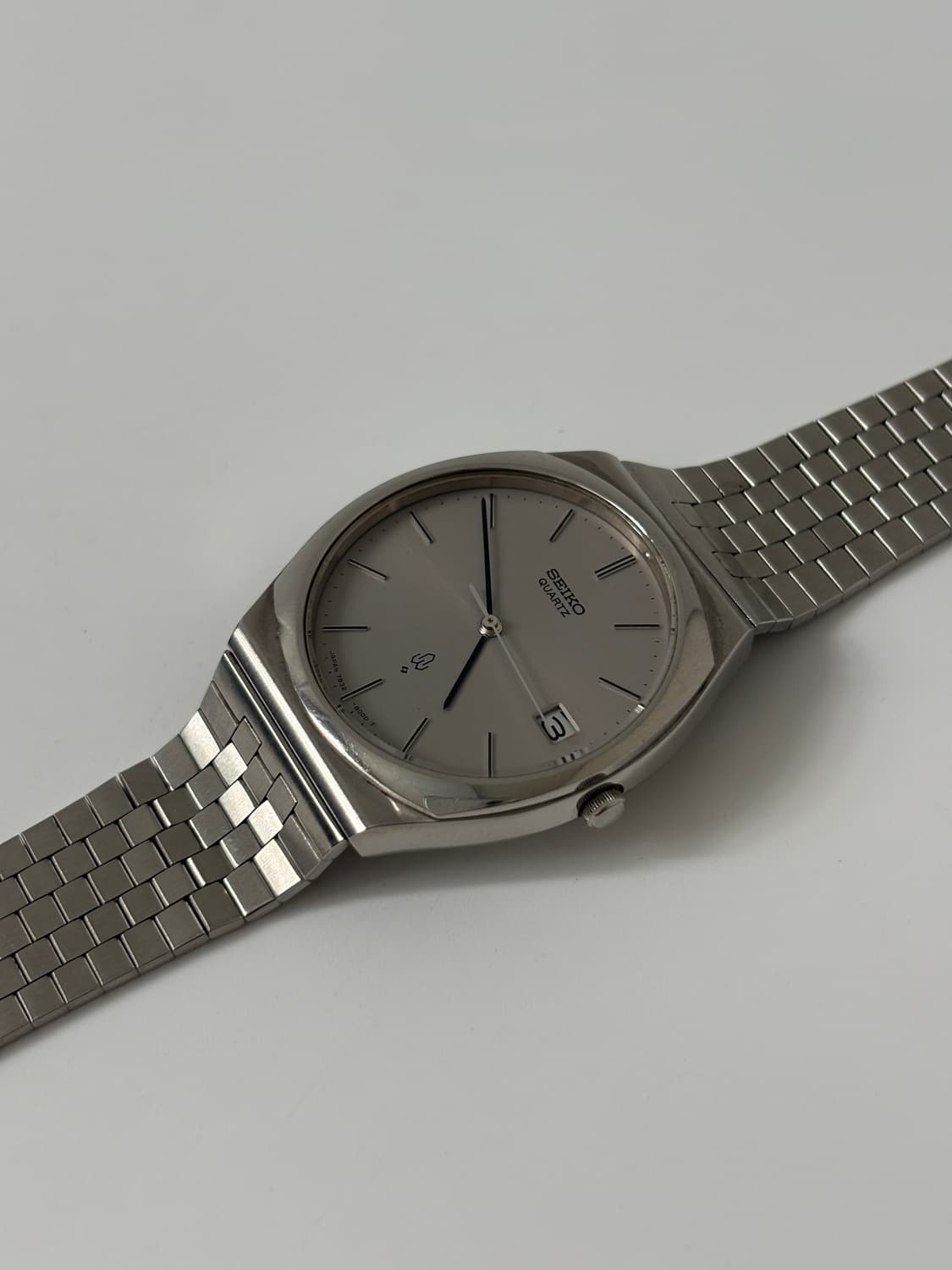 1980s Emblem Grey Dial Silver Quartz  상품이미지4