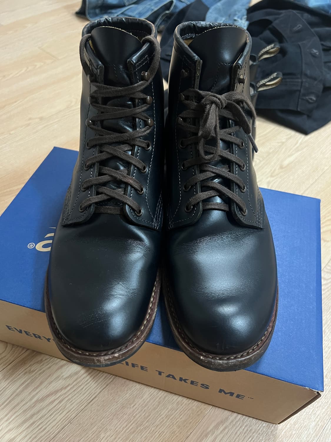 레드윙 벡맨 9060 플랫박스 9D 270 차심레더 상품이미지1