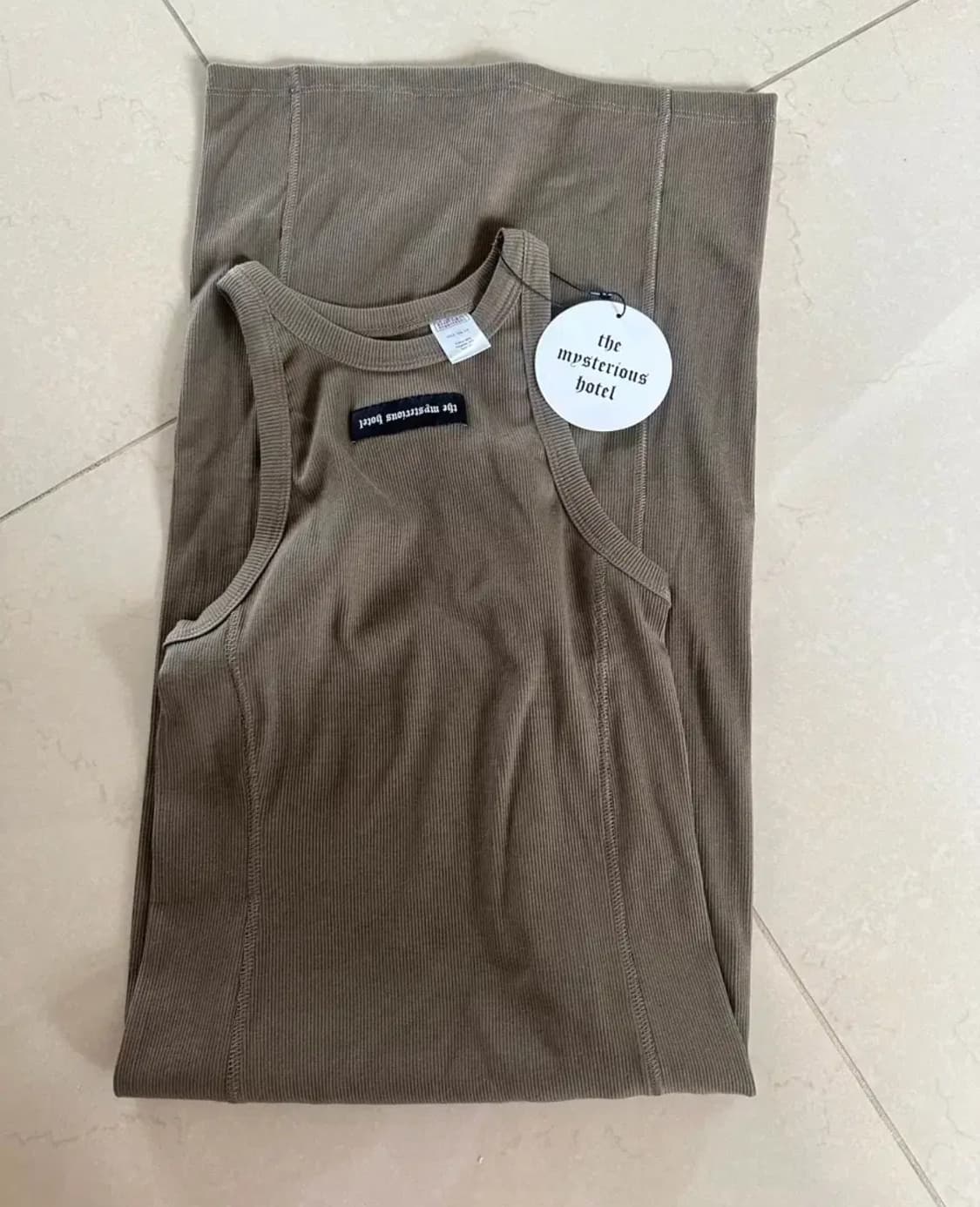 더미스테리어스호텔 나시 원피스 상품이미지4