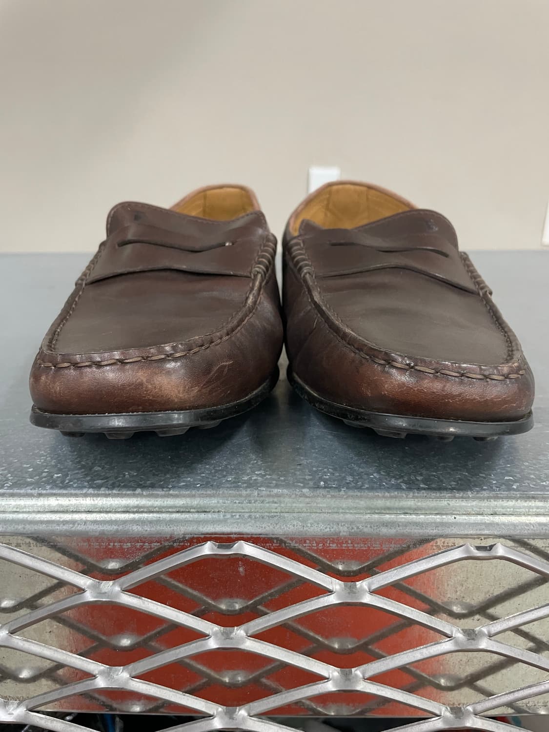 토즈 레더 로퍼 브라운 8.5 (gr-4445) 상품이미지8