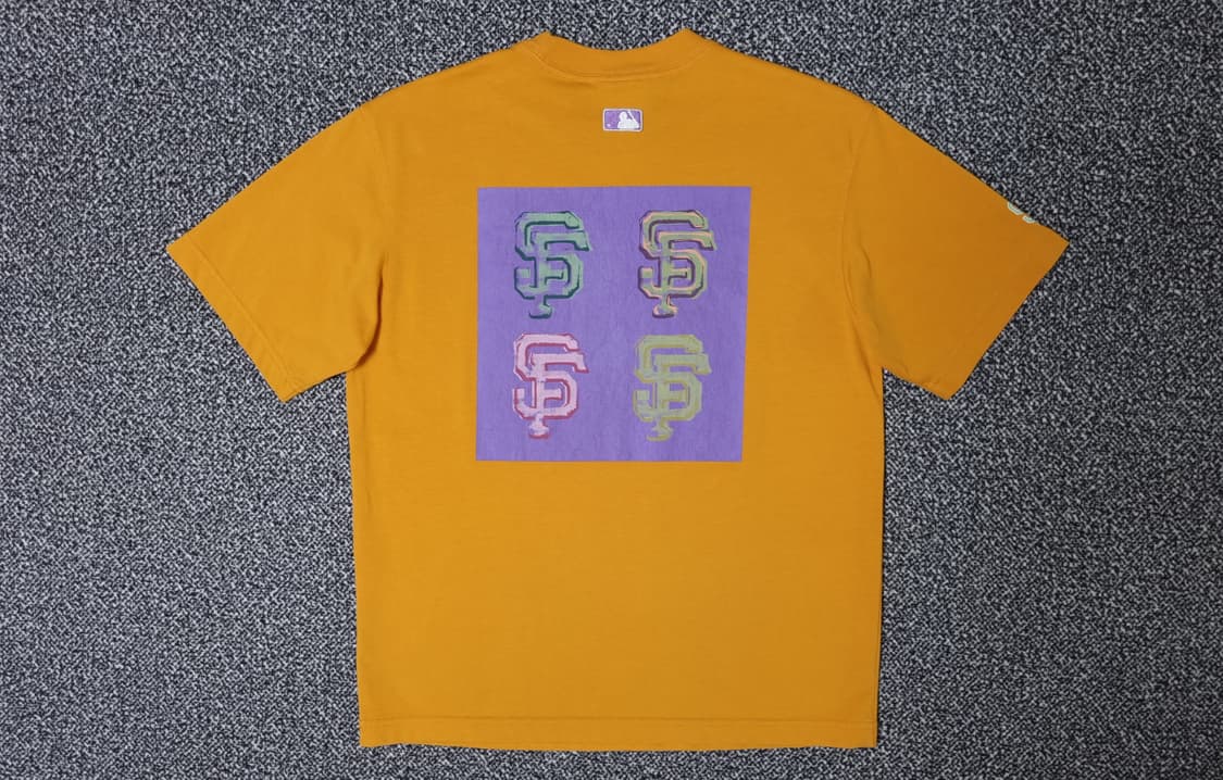 [무료배송][85-95]MLB 남여공용 팝아트 그래픽 오버핏 반팔티 상품이미지3