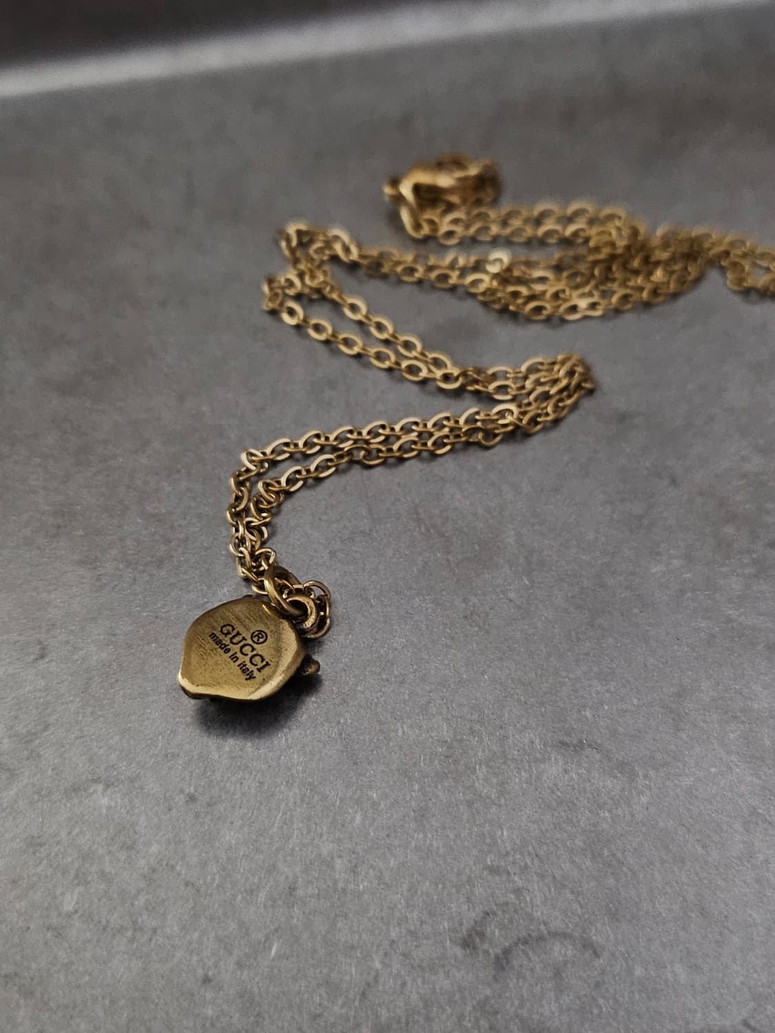 61 구찌 빈티지 정품 목걸이 업사이클링 써지컬체인 상품이미지2