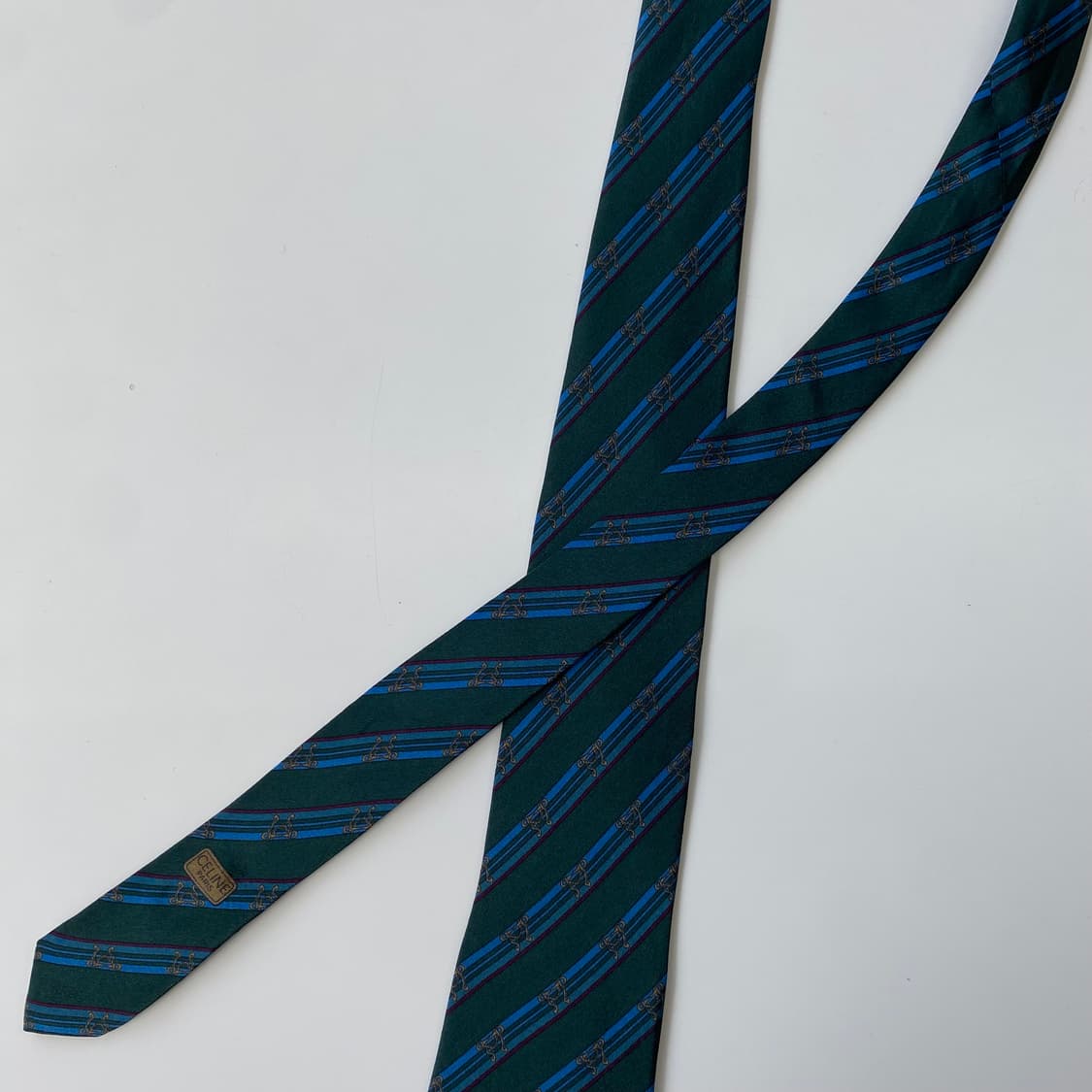 셀린느(celine) 심플로고 명품 정품 넥타이 상품이미지4