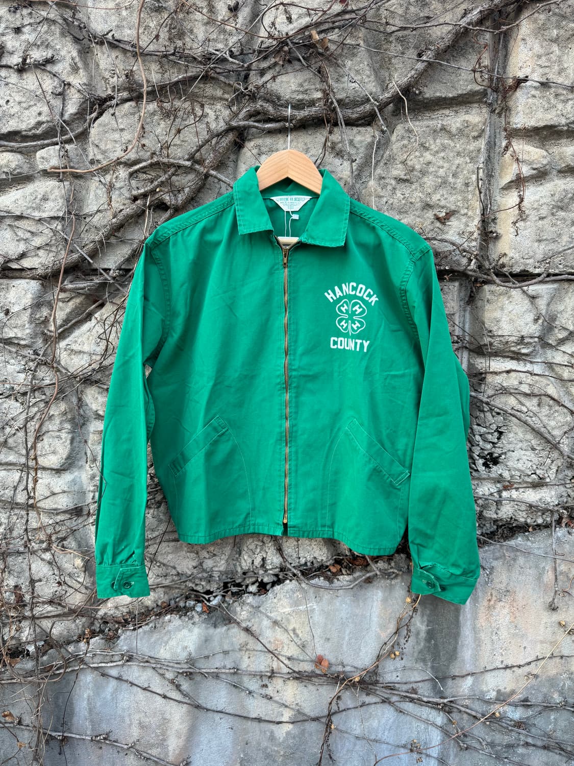 50~60s 4-h 빈티지 ffa 코튼 프린팅 자켓 상품이미지1