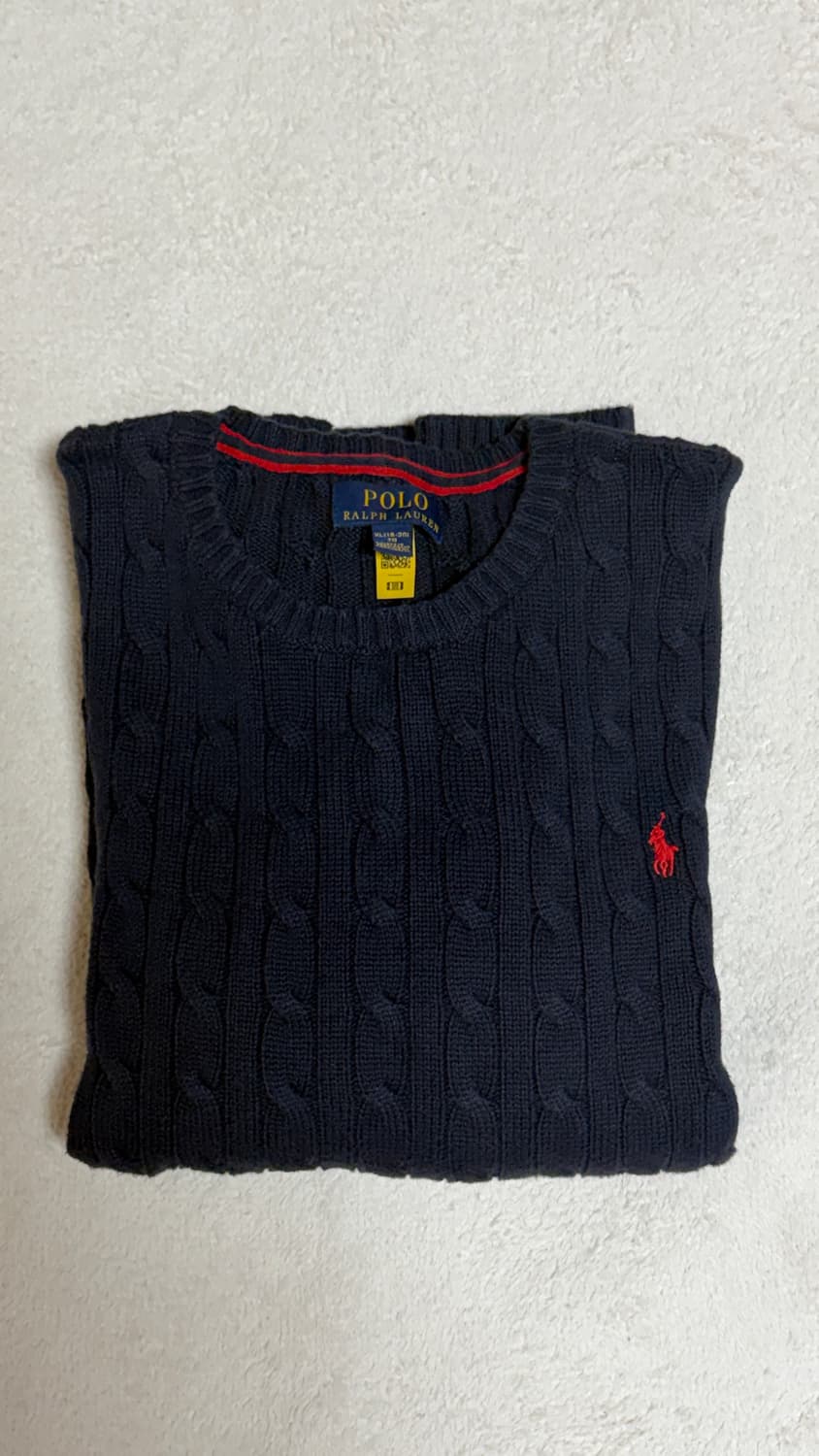 폴로 니트 네이비 상품이미지1